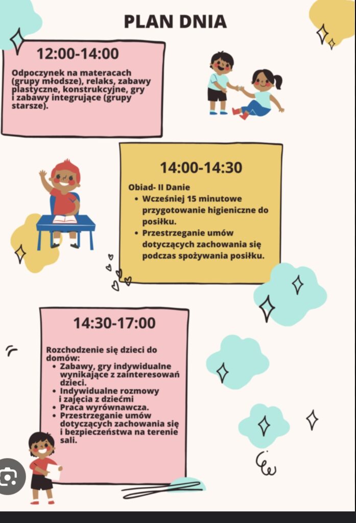 plan dnia żłobka śpiewające brzdące